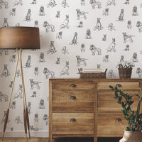 Dog's Life Premium Peel + Stick Wallpaper Peel and Stick Wallpaper York   