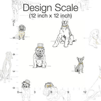 Dog's Life Premium Peel + Stick Wallpaper Peel and Stick Wallpaper York   