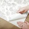 Botanical Bunnies Premium Peel + Stick Wallpaper Peel and Stick Wallpaper York   