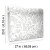 Botanical Bunnies Premium Peel + Stick Wallpaper Peel and Stick Wallpaper York   