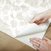 Botanical Bunnies Premium Peel + Stick Wallpaper Peel and Stick Wallpaper York   