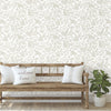 Botanical Bunnies Premium Peel + Stick Wallpaper Peel and Stick Wallpaper York   