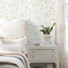 Botanical Bunnies Premium Peel + Stick Wallpaper Peel and Stick Wallpaper York   