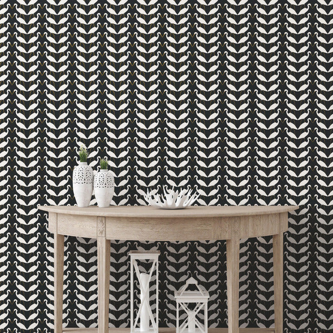 Elegant Birds Premium Peel + Stick Wallpaper Peel and Stick Wallpaper York   