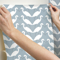 Elegant Birds Premium Peel + Stick Wallpaper Peel and Stick Wallpaper York   