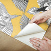 Feather Flight Premium Peel + Stick Wallpaper Peel and Stick Wallpaper York   
