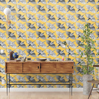 Feather Flight Premium Peel + Stick Wallpaper Peel and Stick Wallpaper York   