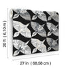 Feather Flight Premium Peel + Stick Wallpaper Peel and Stick Wallpaper York   