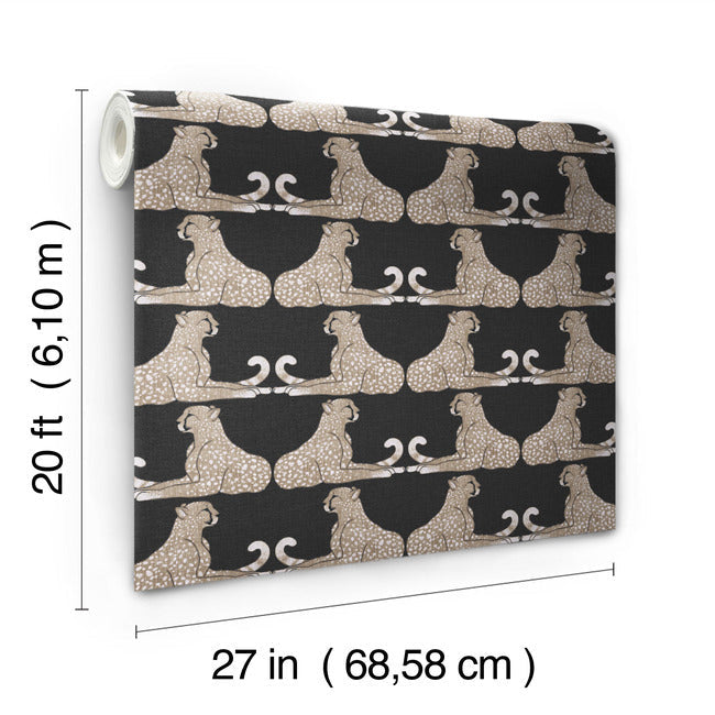 Reclining Cheetahs Premium Peel + Stick Wallpaper Peel and Stick Wallpaper York   
