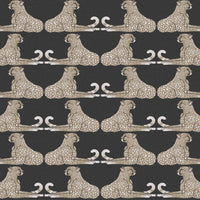 Reclining Cheetahs Premium Peel + Stick Wallpaper Peel and Stick Wallpaper York Roll Black 