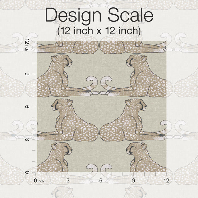 Reclining Cheetahs Premium Peel + Stick Wallpaper Peel and Stick Wallpaper York   