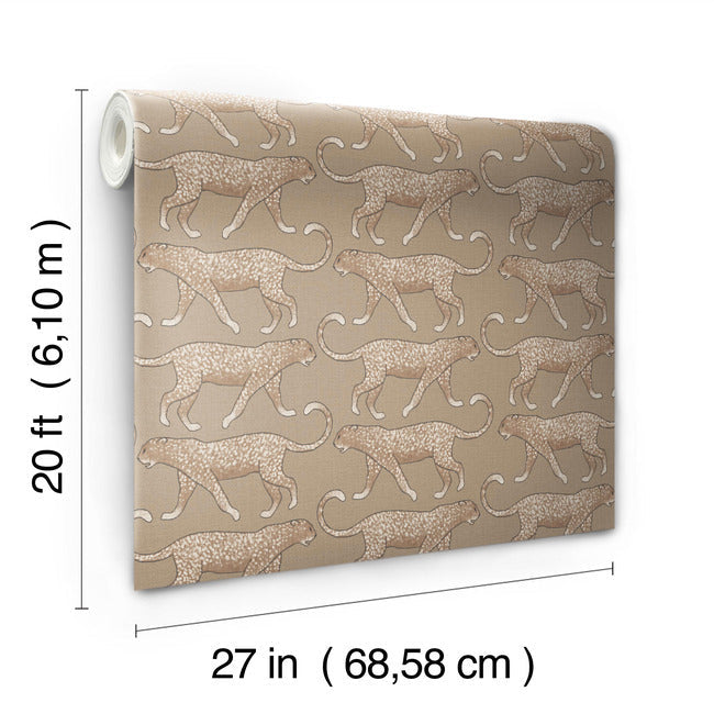 Big Cat Walk Premium Peel + Stick Wallpaper Peel and Stick Wallpaper York   