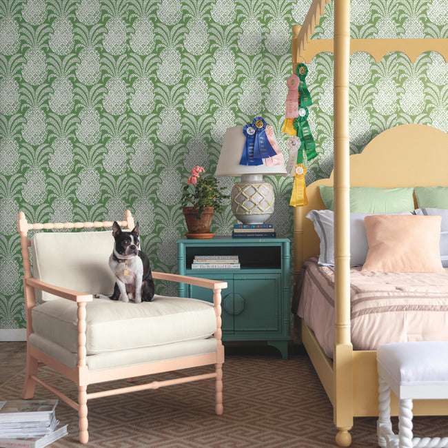 Colony Club Premium Peel + Stick Wallpaper Peel and Stick Wallpaper Madcap Cottage   
