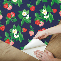 Berry Nice Premium Peel + Stick Wallpaper Peel and Stick Wallpaper Madcap Cottage   