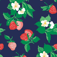 Berry Nice Premium Peel + Stick Wallpaper Peel and Stick Wallpaper Madcap Cottage Roll Navy Blue 