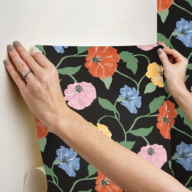 Jungle Garden Premium Peel + Stick Wallpaper Peel and Stick Wallpaper Madcap Cottage   