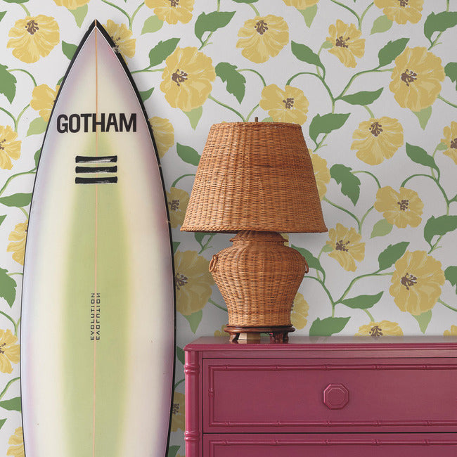 Jungle Garden Premium Peel + Stick Wallpaper Peel and Stick Wallpaper Madcap Cottage   