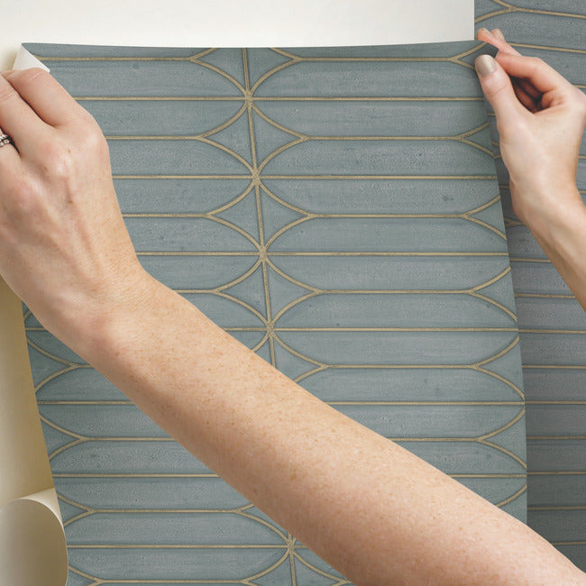 Pavilion Premium Peel + Stick Wallpaper Peel and Stick Wallpaper Candice Olson   