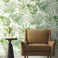 Paradise Palm Premium Peel + Stick Wallpaper Peel and Stick Wallpaper Candice Olson   