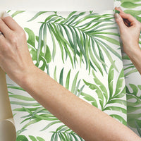 Paradise Palm Premium Peel + Stick Wallpaper Peel and Stick Wallpaper Candice Olson   