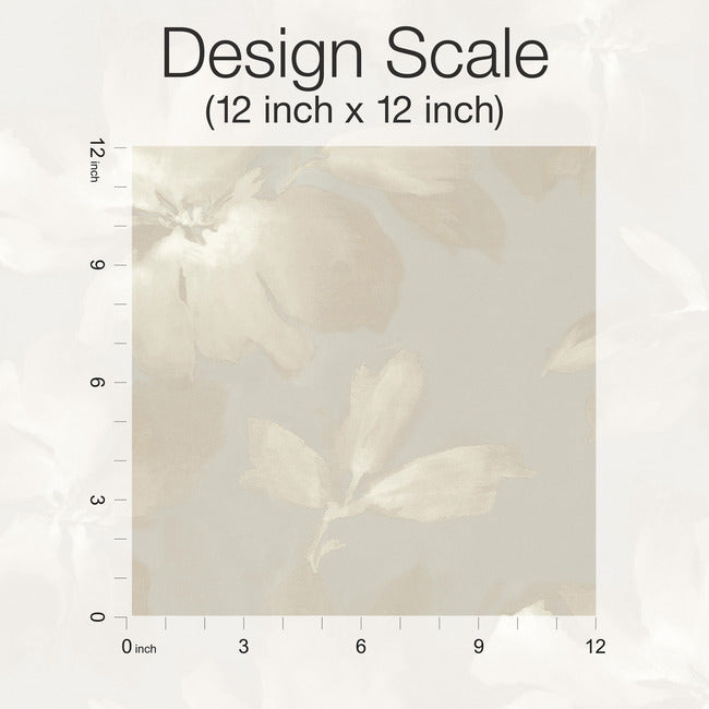 Midnight Blooms Premium Peel + Stick Wallpaper Peel and Stick Wallpaper Candice Olson   