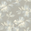 Midnight Blooms Premium Peel + Stick Wallpaper Peel and Stick Wallpaper Candice Olson Roll Lt. Blue/Grey 