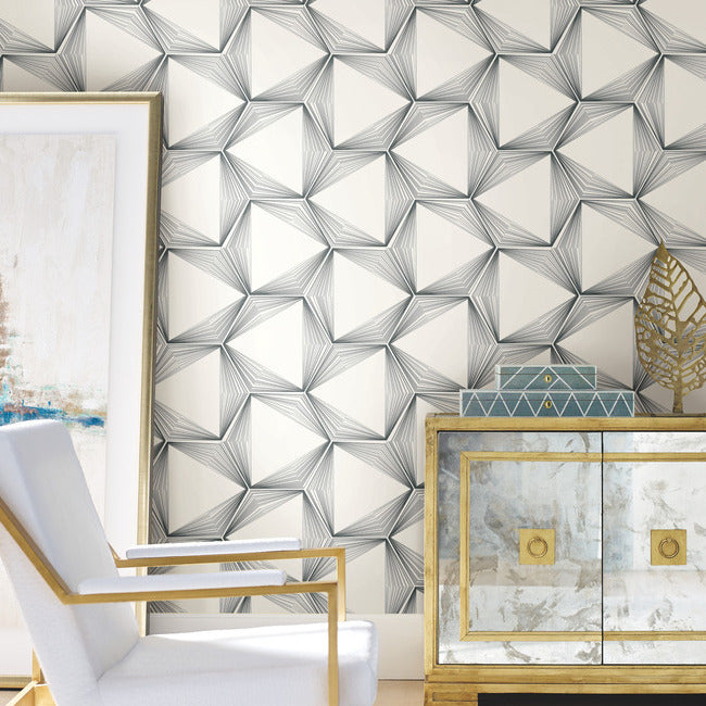Honeycomb Premium Peel + Stick Wallpaper Peel and Stick Wallpaper Candice Olson   