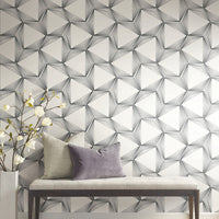 Honeycomb Premium Peel + Stick Wallpaper Peel and Stick Wallpaper Candice Olson   