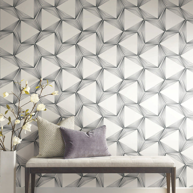 Honeycomb Premium Peel + Stick Wallpaper Peel and Stick Wallpaper Candice Olson   