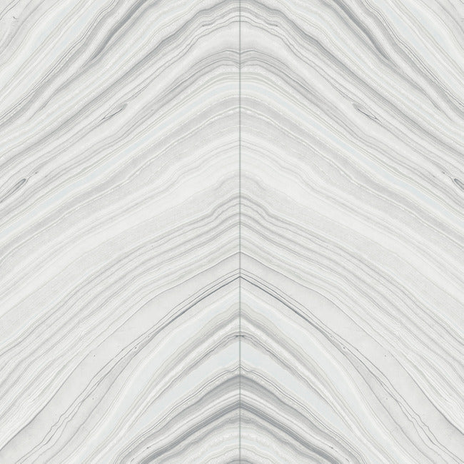 Onyx Strata Premium Peel + Stick Wallpaper Peel and Stick Wallpaper Candice Olson Roll Sheer Grey 