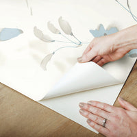 Linden Flower Premium Peel + Stick Wallpaper Peel and Stick Wallpaper Candice Olson   