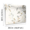 Linden Flower Premium Peel + Stick Wallpaper Peel and Stick Wallpaper Candice Olson   