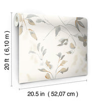 Linden Flower Premium Peel + Stick Wallpaper Peel and Stick Wallpaper Candice Olson   