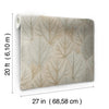 Leaf Concerto Premium Peel + Stick Wallpaper Peel and Stick Wallpaper Candice Olson   