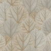 Leaf Concerto Premium Peel + Stick Wallpaper Peel and Stick Wallpaper Candice Olson Roll Warm Taupe 