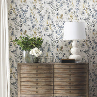 Joyful Eucalyptus Premium Peel + Stick Wallpaper Peel and Stick Wallpaper Candice Olson   