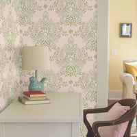 Cottontail Toile Premium Peel + Stick Wallpaper Peel and Stick Wallpaper York Wallcoverings   