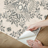 Cottontail Toile Premium Peel + Stick Wallpaper Peel and Stick Wallpaper York Wallcoverings   
