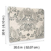 Cottontail Toile Premium Peel + Stick Wallpaper Peel and Stick Wallpaper York Wallcoverings   