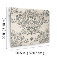 Cottontail Toile Premium Peel + Stick Wallpaper Peel and Stick Wallpaper York Wallcoverings   