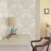 Cottontail Toile Premium Peel + Stick Wallpaper Peel and Stick Wallpaper York Wallcoverings   