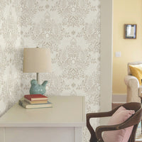 Cottontail Toile Premium Peel + Stick Wallpaper Peel and Stick Wallpaper York Wallcoverings   