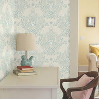 Cottontail Toile Premium Peel + Stick Wallpaper Peel and Stick Wallpaper York Wallcoverings   