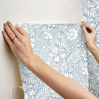 Modern Acanthus Premium Peel + Stick Wallpaper Peel and Stick Wallpaper York Wallcoverings   
