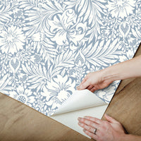 Modern Acanthus Premium Peel + Stick Wallpaper Peel and Stick Wallpaper York Wallcoverings   