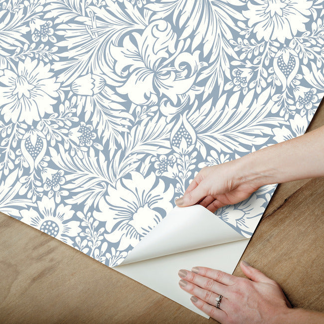 Modern Acanthus Premium Peel + Stick Wallpaper Peel and Stick Wallpaper York Wallcoverings   