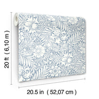 Modern Acanthus Premium Peel + Stick Wallpaper Peel and Stick Wallpaper York Wallcoverings   