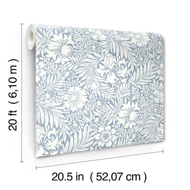 Modern Acanthus Premium Peel + Stick Wallpaper Peel and Stick Wallpaper York Wallcoverings   