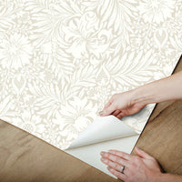 Modern Acanthus Premium Peel + Stick Wallpaper Peel and Stick Wallpaper York Wallcoverings   