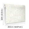 Modern Acanthus Premium Peel + Stick Wallpaper Peel and Stick Wallpaper York Wallcoverings   